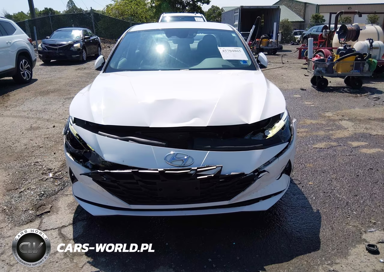 2023 Hyundai Elantra Hybrid Blue VIN:KMHLM4AJXPU060236 - 6