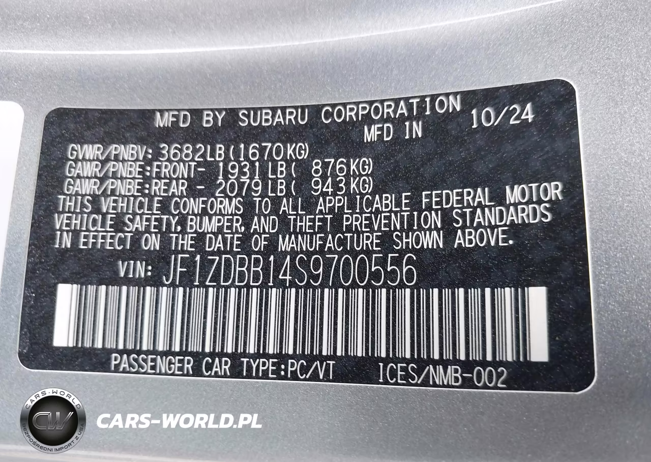 2025 Subaru Brz Premium VIN:JF1ZDBB14S9700556 - 9