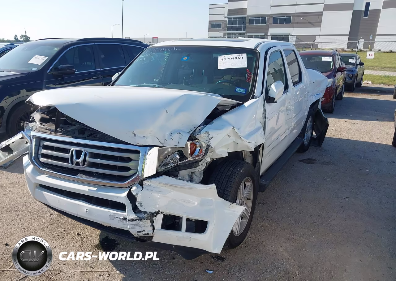 2012 Honda Ridgeline Rtl VIN:5FPYK1F51CB001659 - 2