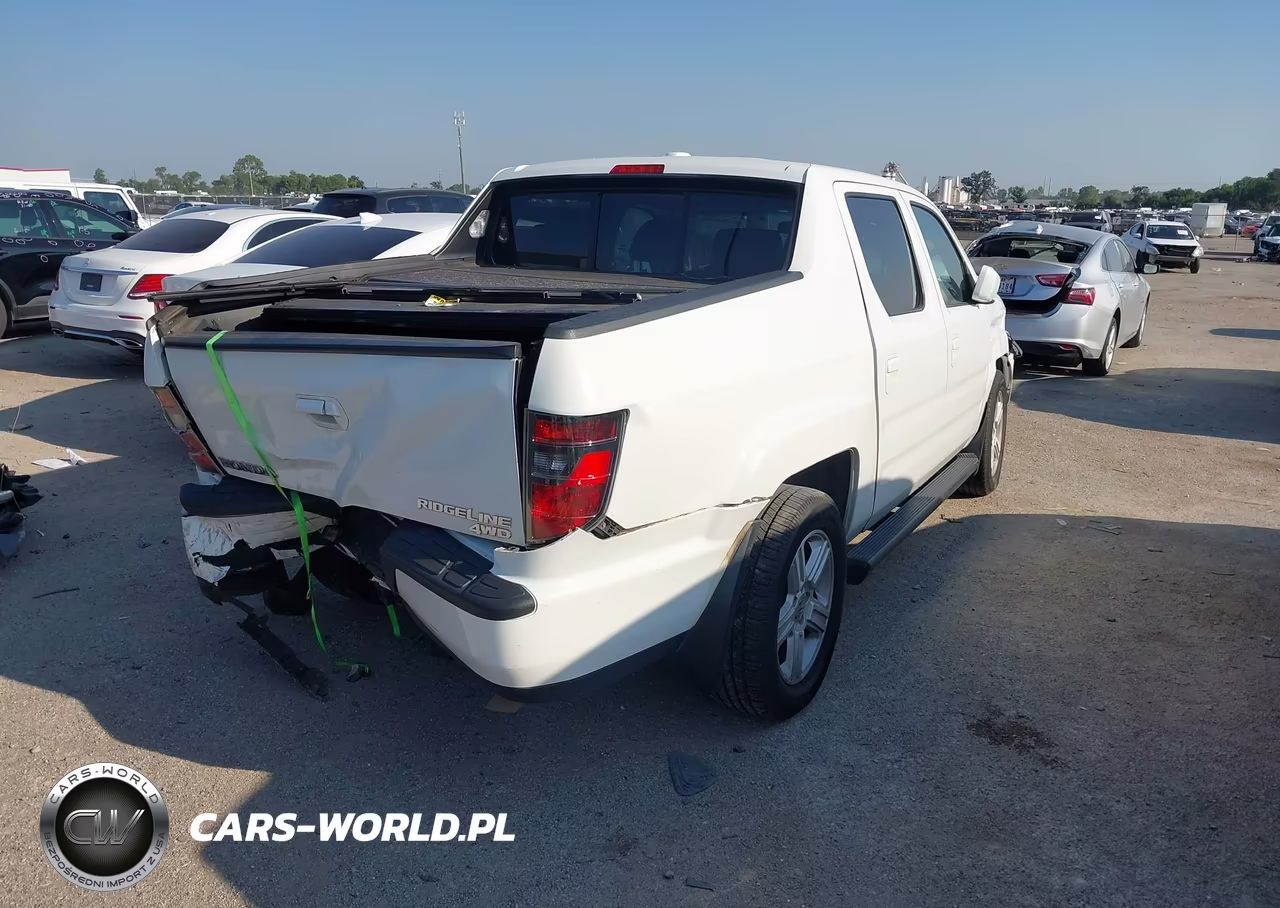 2012 Honda Ridgeline Rtl VIN:5FPYK1F51CB001659 - 4