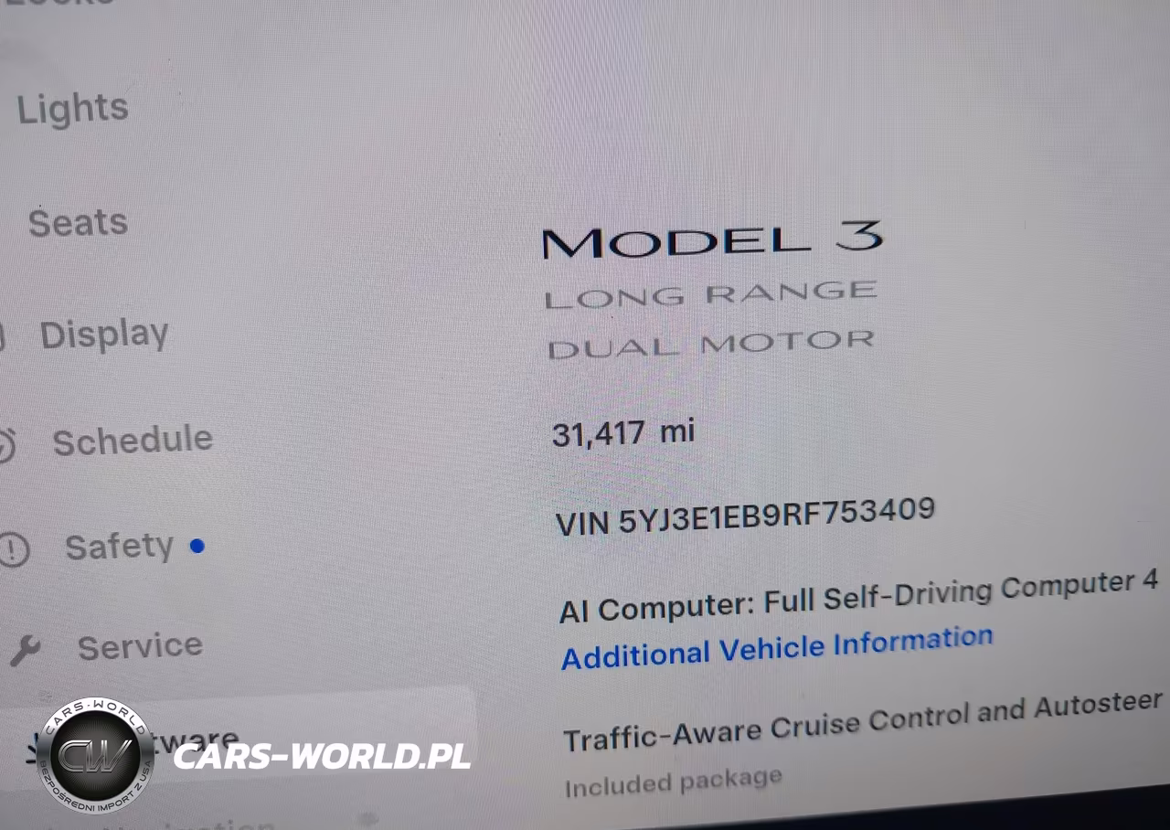 2024 Tesla Model 3 Long Range Dual Motor All-Wheel Drive VIN:5YJ3E1EB9RF753409 - 7