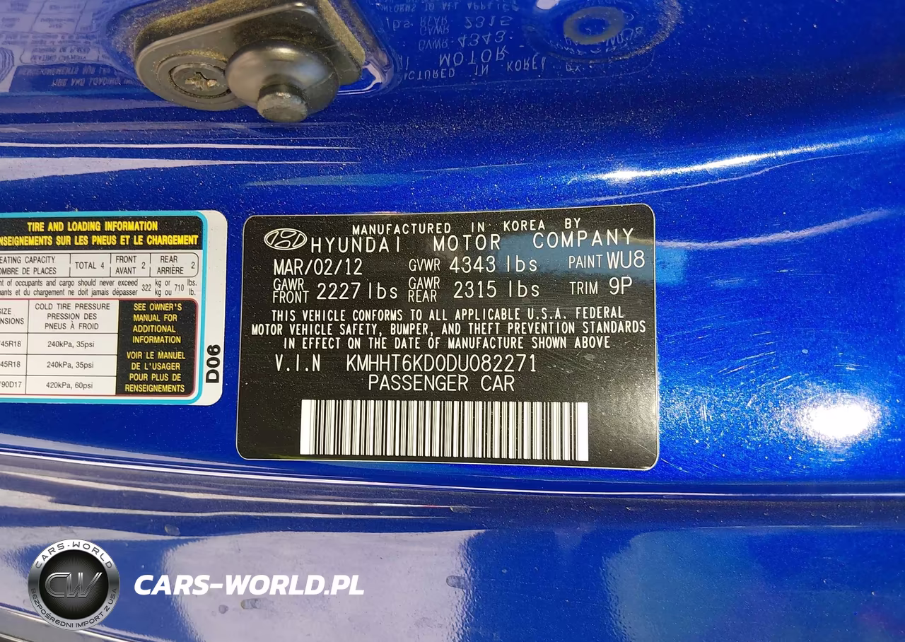 2013 Hyundai Genesis 2.0T VIN:KMHHT6KD0DU082271 - 9