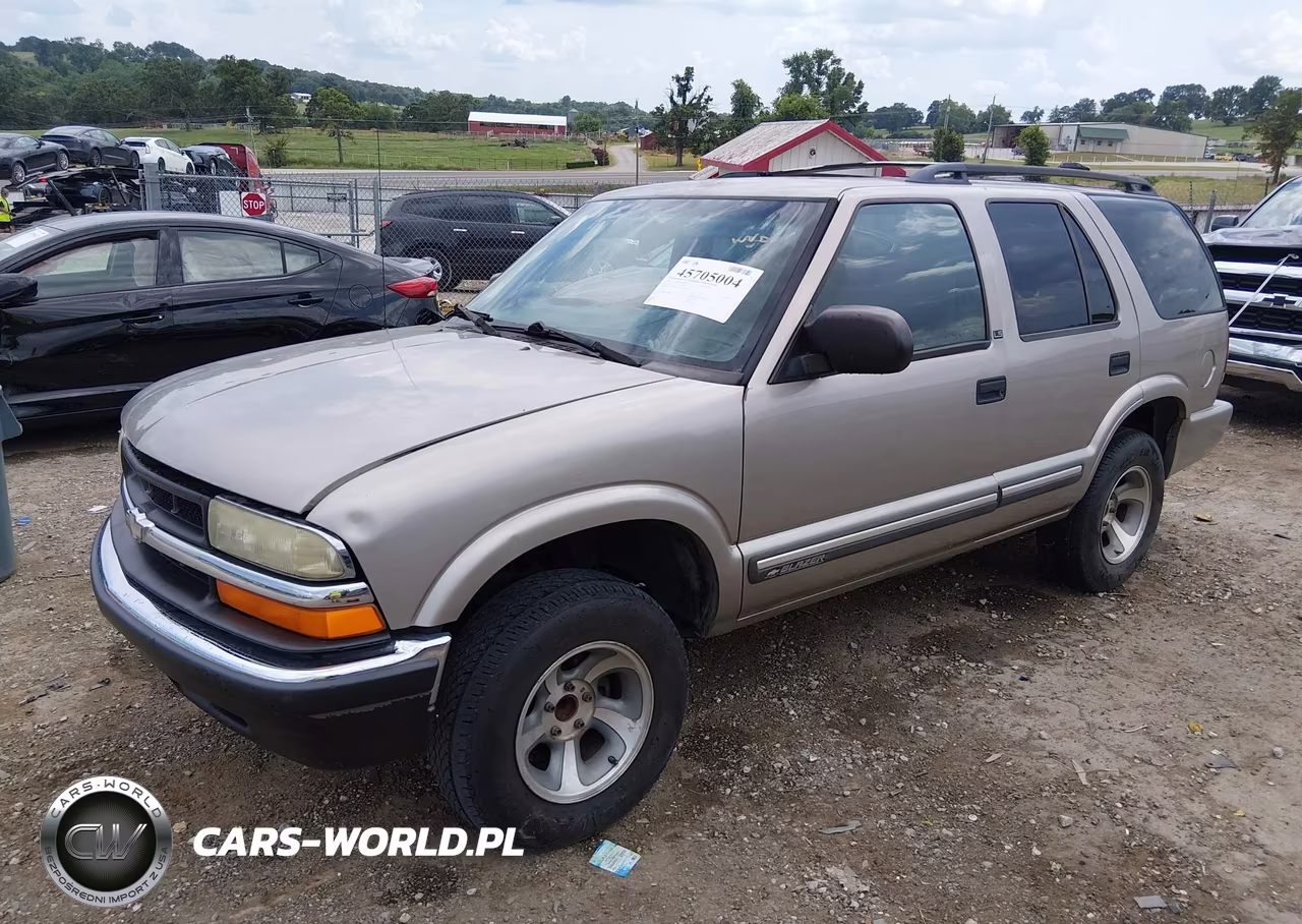2001 Chevrolet Blazer Ls VIN:1GNCS13W51K253891 - 2