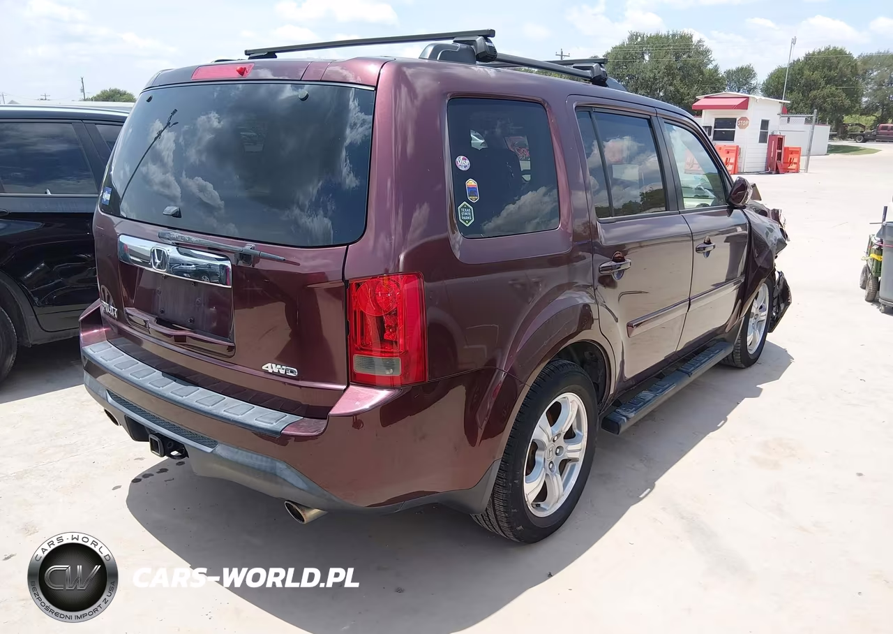 2013 Honda Pilot Ex-L VIN:5FNYF4H50DB073174 - 4