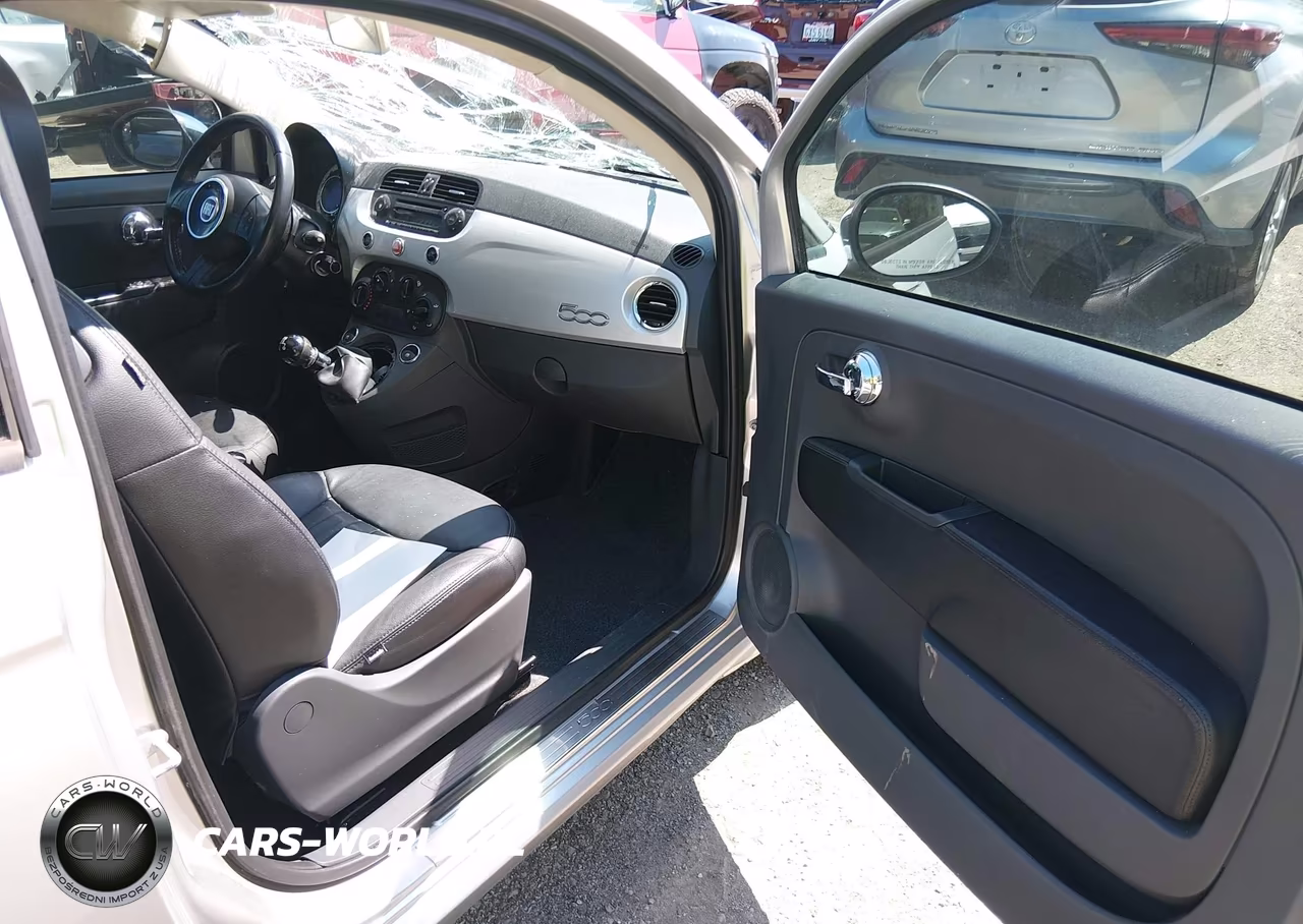 2013 Fiat 500 Pop VIN:3C3CFFAR1DT636144 - 5