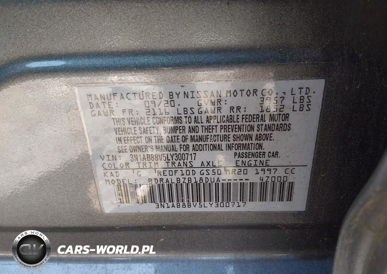2020 Nissan Sentra S Xtronic Cvt VIN:3N1AB8BV5LY300717 - 9