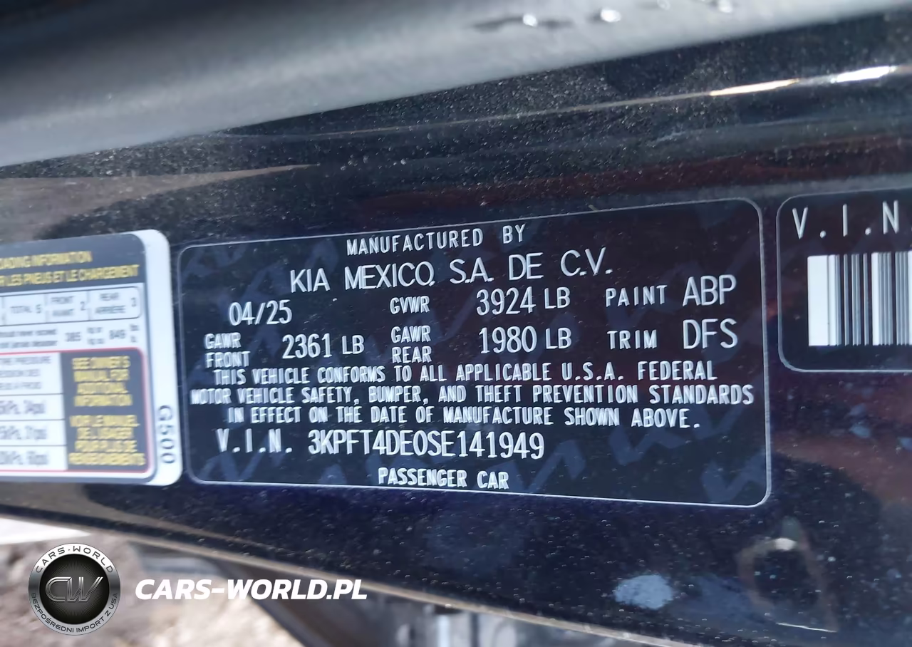 2025 Kia K4 Lxs VIN:3KPFT4DE0SE141949 - 9