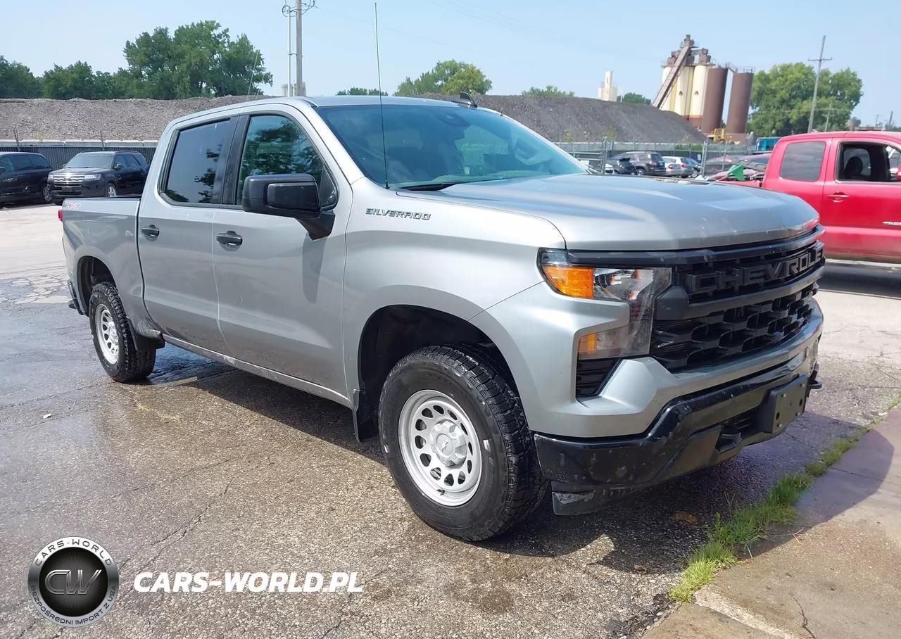 2023 Chevrolet Silverado 1500 4Wd Short Bed Wt VIN:1GCUDAED5PZ227861 - 1