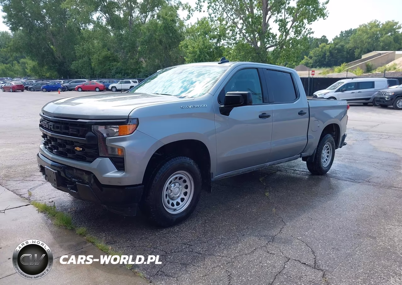 2023 Chevrolet Silverado 1500 4Wd Short Bed Wt VIN:1GCUDAED5PZ227861 - 2