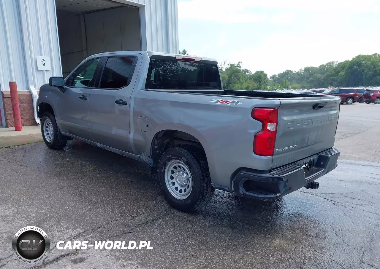 2023 Chevrolet Silverado 1500 4Wd Short Bed Wt VIN:1GCUDAED5PZ227861 - 3