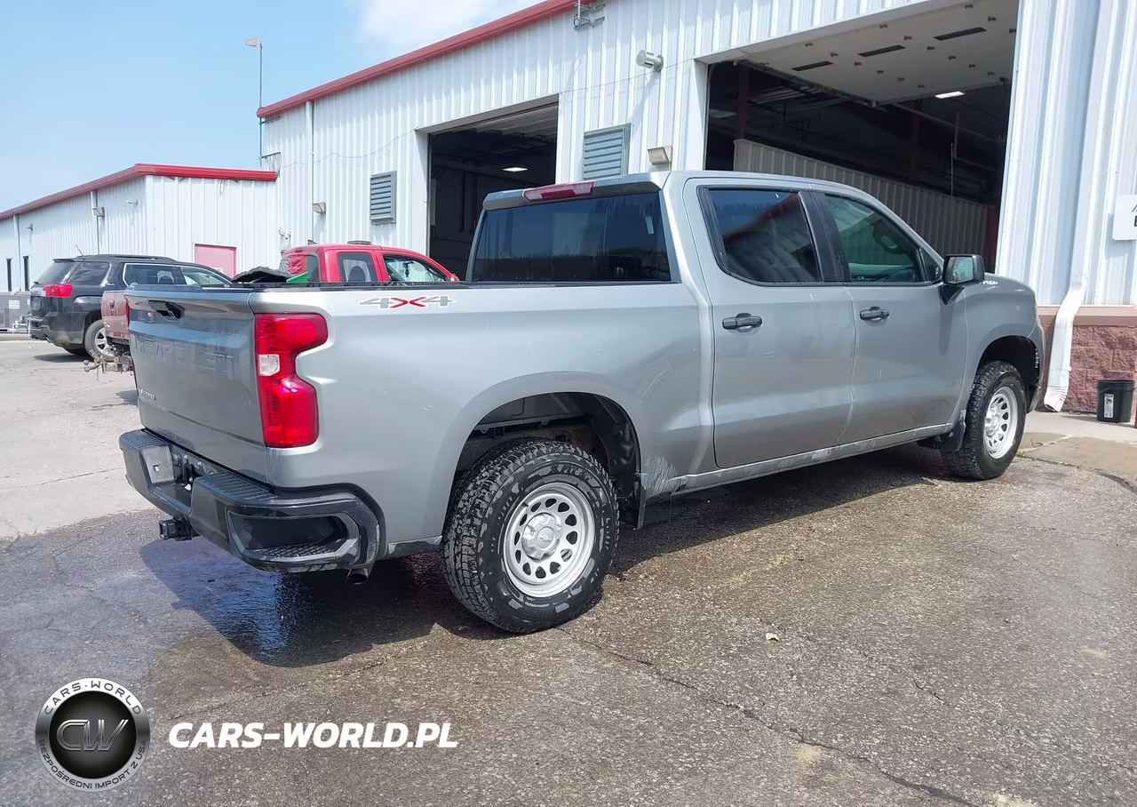 2023 Chevrolet Silverado 1500 4Wd Short Bed Wt VIN:1GCUDAED5PZ227861 - 4