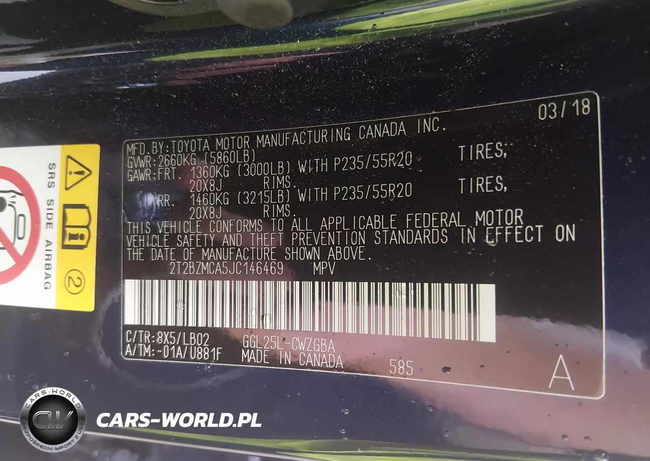 2018 Lexus Rx 350 VIN:2T2BZMCA5JC146469 - 9