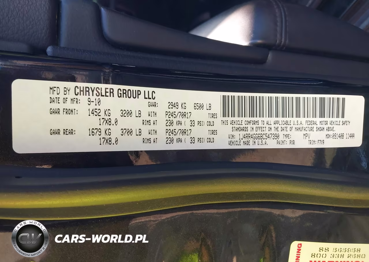 2011 Jeep Grand Cherokee Laredo VIN:1J4RR4GG6BC547390 - 8