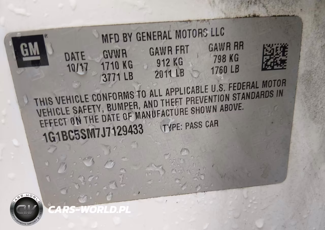 2018 Chevrolet Cruze Ls Auto VIN:1G1BC5SM7J7129433 - 9