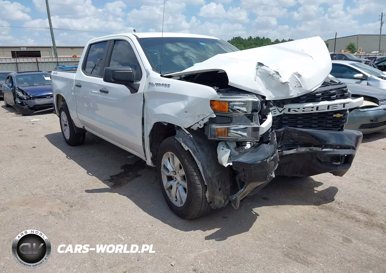 2021 Chevrolet Silverado 1500 4Wd Short Bed Wt VIN:3GCPYAEH1MG455100 - 1