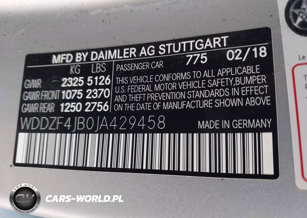 2018 Mercedes-Benz E 300 VIN:WDDZF4JB0JA429458 - 9