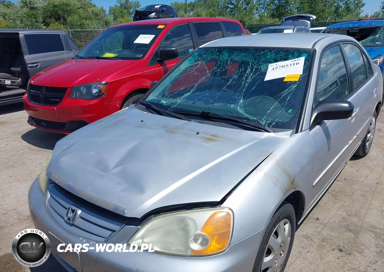 2003 Honda Civic Lx VIN:1HGES16563L022467 - 6
