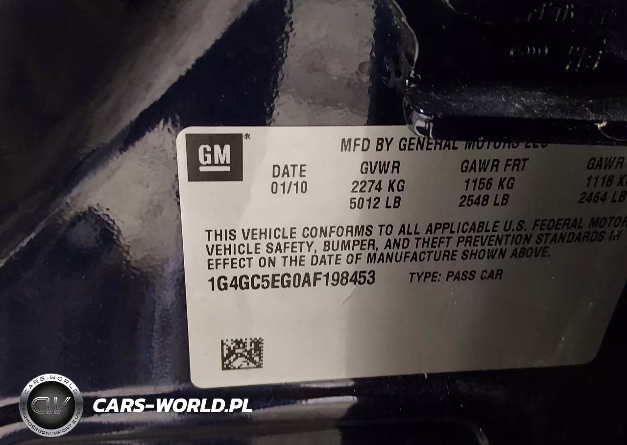 2010 Buick Lacrosse Cxl VIN:1G4GC5EG0AF198453 - 9