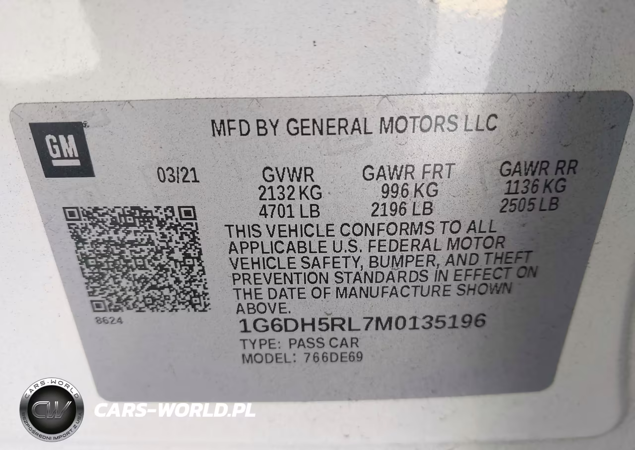 2021 Cadillac Ct4 V-Series VIN:1G6DH5RL7M0135196 - 9