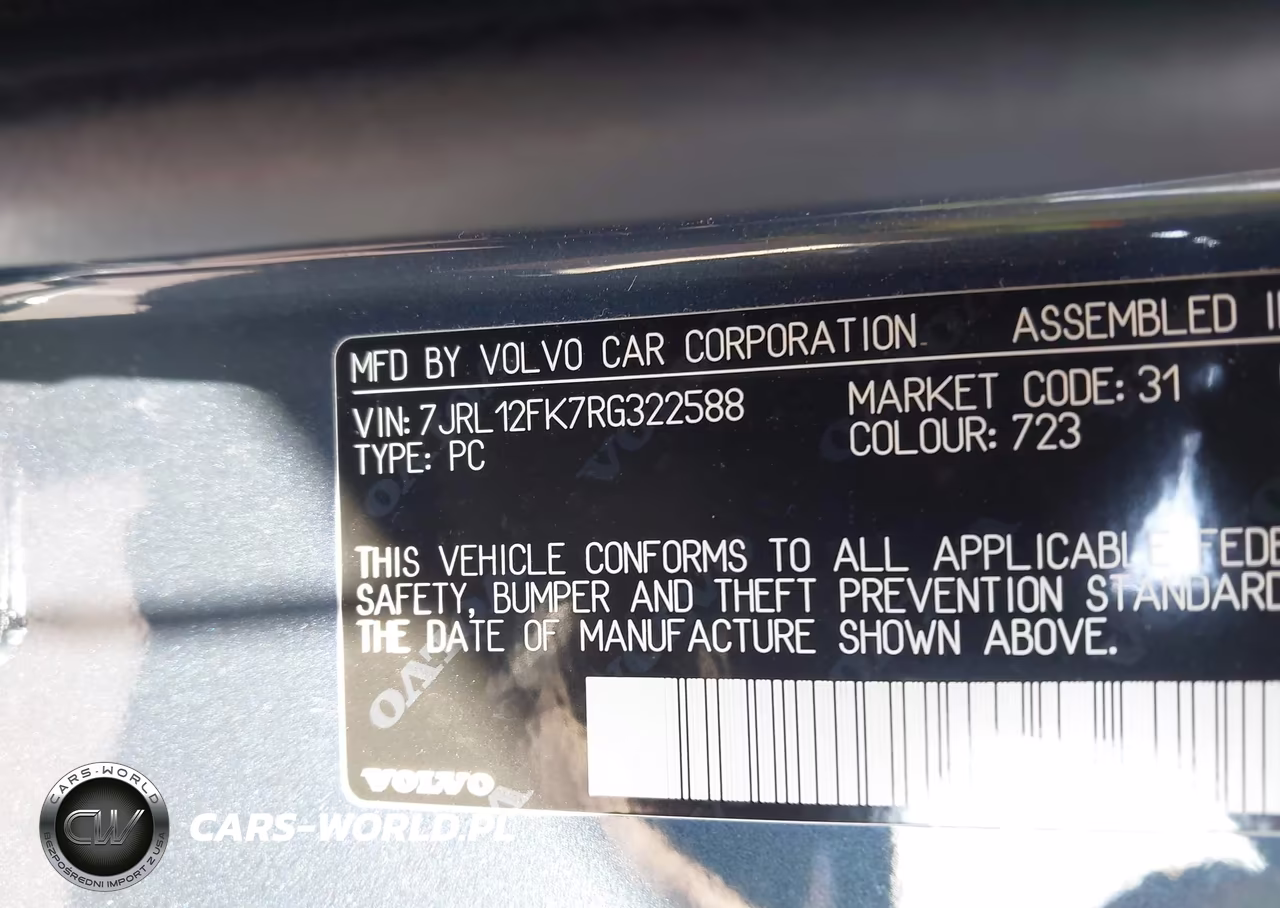 2024 Volvo S60 B5 Core Dark Theme VIN:7JRL12FK7RG322588 - 9