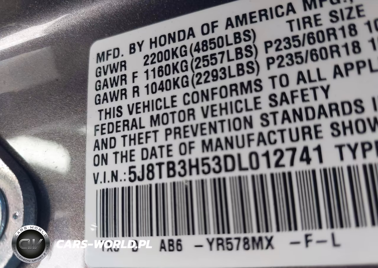 2013 Acura Rdx VIN:5J8TB3H53DL012741 - 9