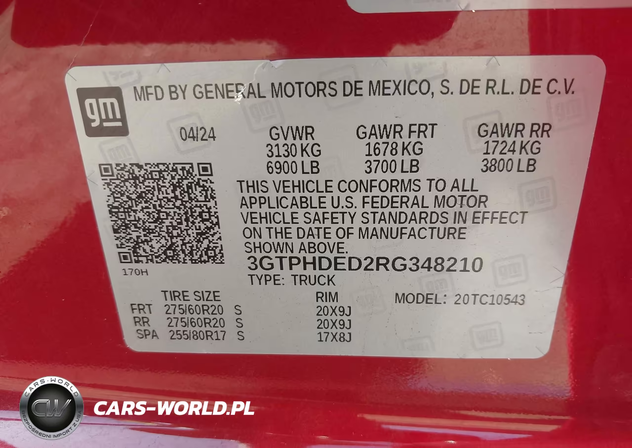 2024 GMC Sierra 1500 2Wd Short Box Slt VIN:3GTPHDED2RG348210 - 9