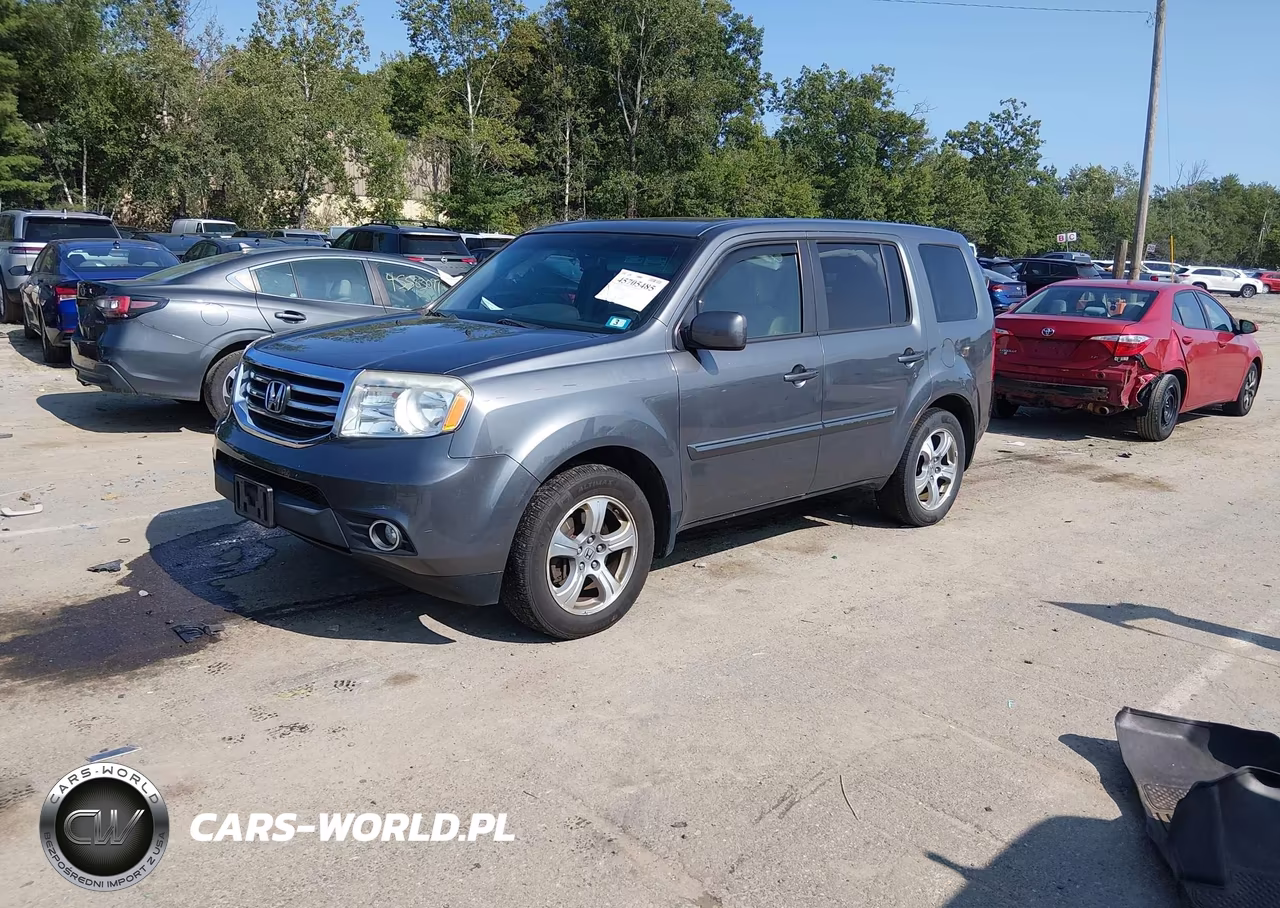 2013 Honda Pilot Ex-L VIN:5FNYF4H58DB073889 - 2