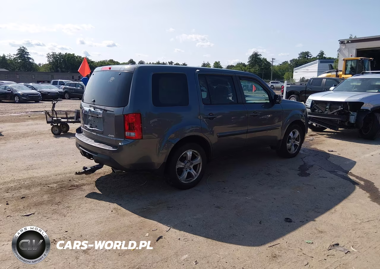 2013 Honda Pilot Ex-L VIN:5FNYF4H58DB073889 - 4
