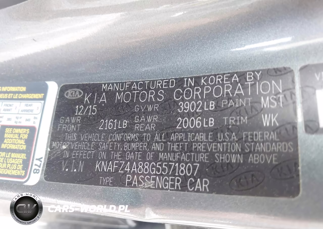 2016 Kia Forte Ex VIN:KNAFZ4A88G5571807 - 9