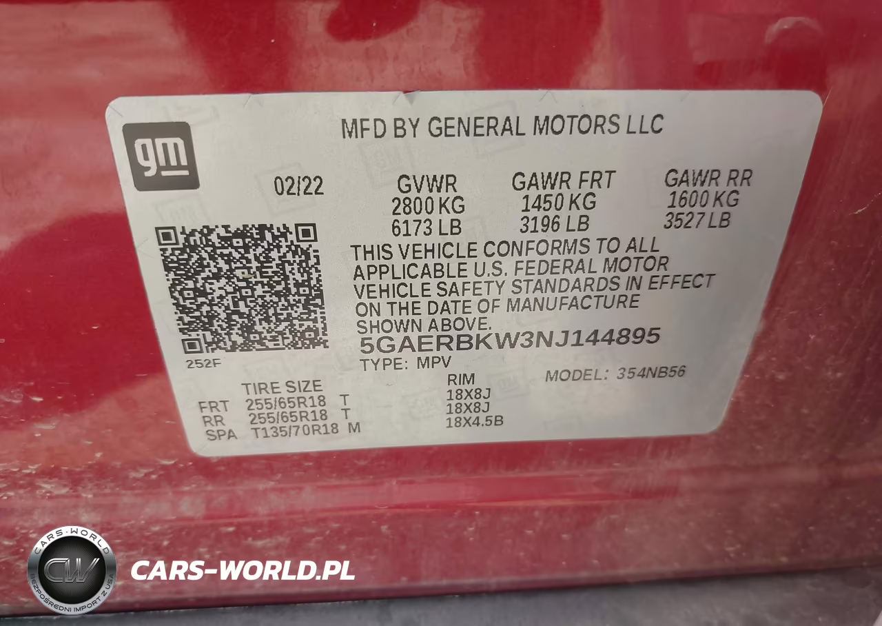 2022 Buick Enclave Fwd Essence VIN:5GAERBKW3NJ144895 - 9