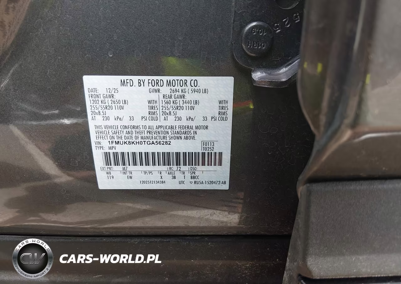 2026 Ford Explorer St-Line VIN:1FMUK8KH0TGA56282 - 9