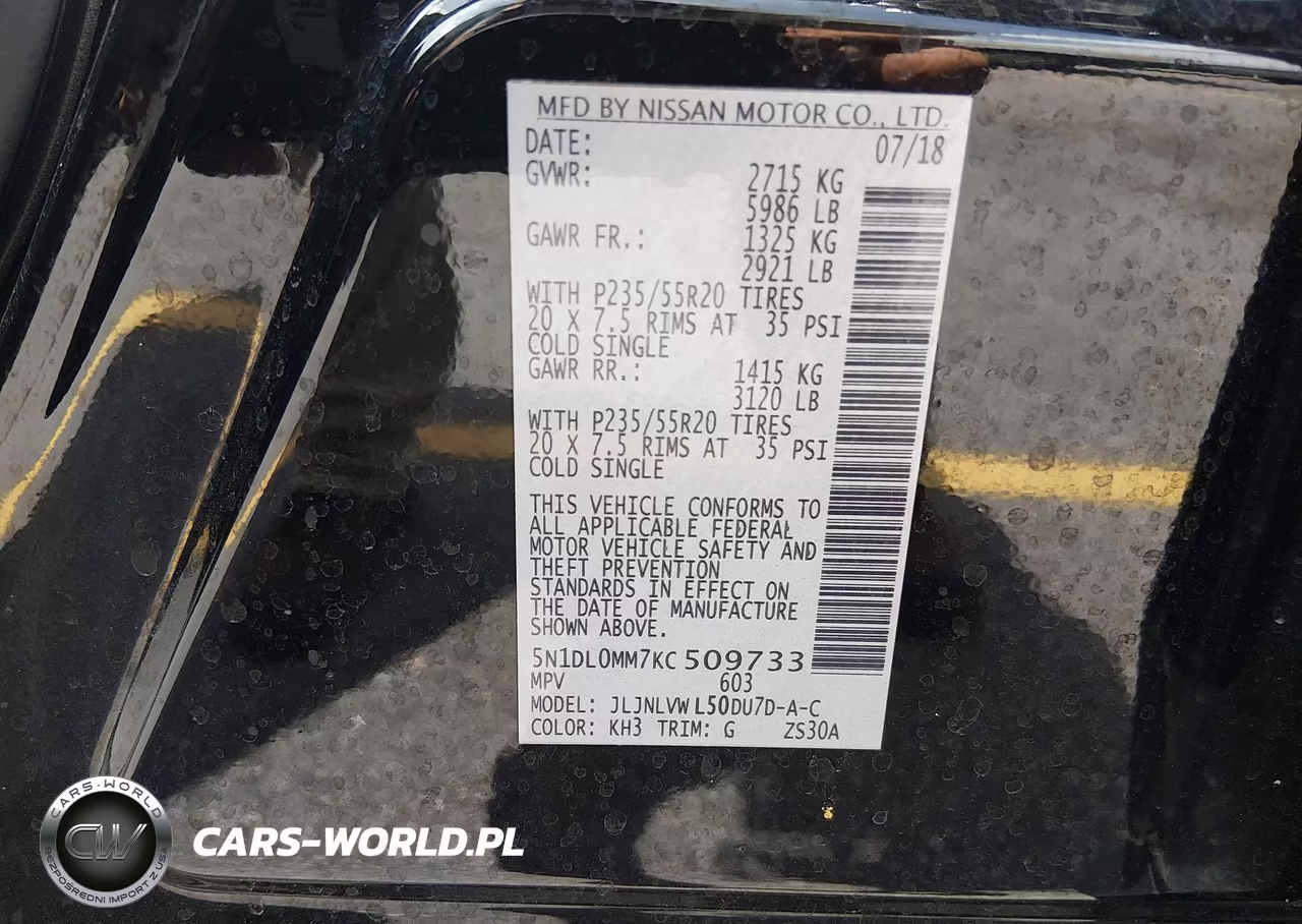 2019 Infiniti Qx60 Luxe VIN:5N1DL0MM7KC509733 - 9