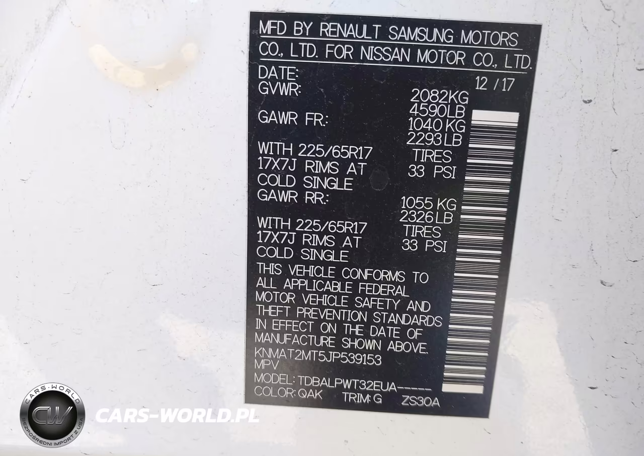2018 Nissan Rogue S VIN:KNMAT2MT5JP539153 - 9