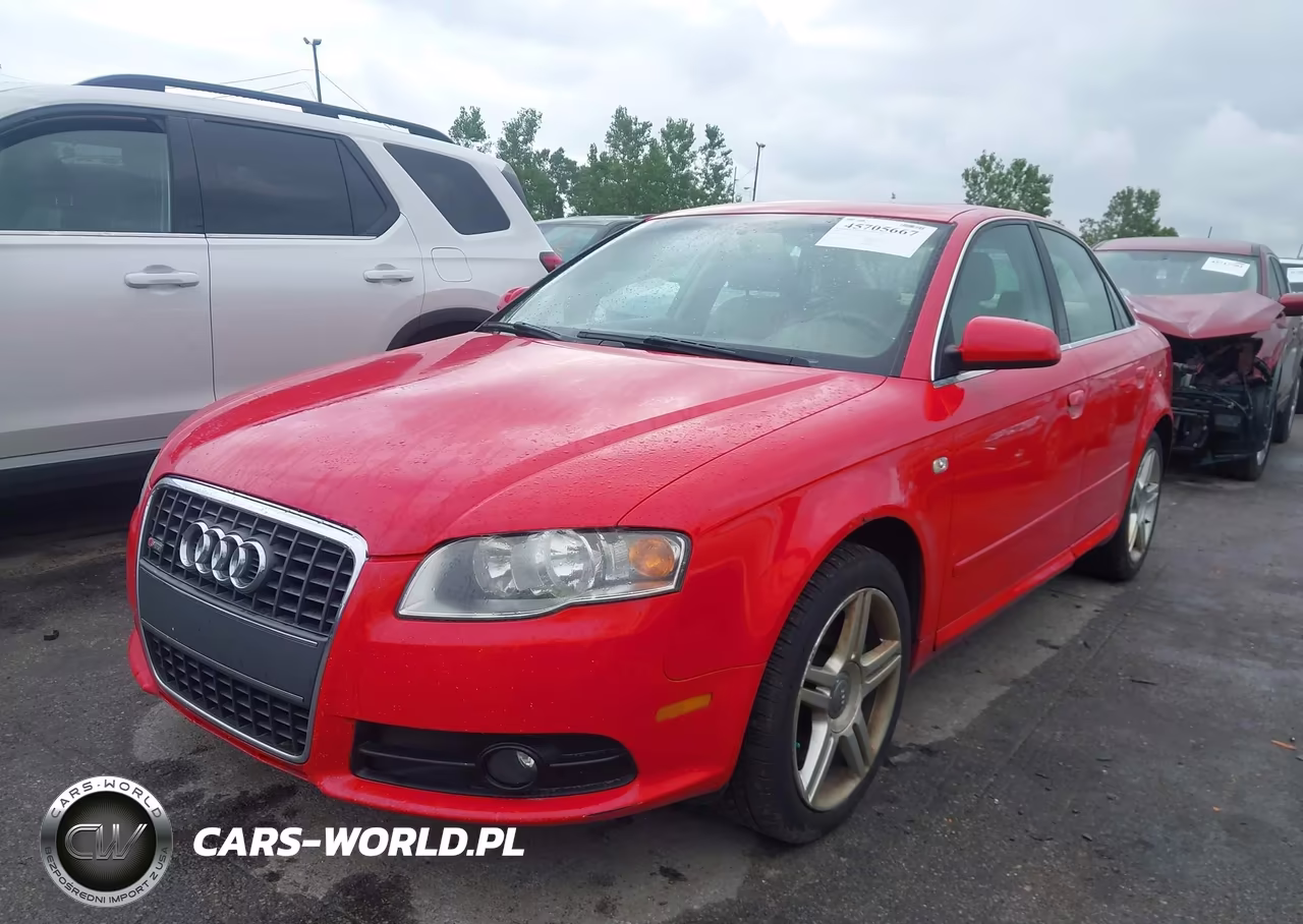 2008 Audi A4 2.0T VIN:WAUAF78E68A047029 - 2