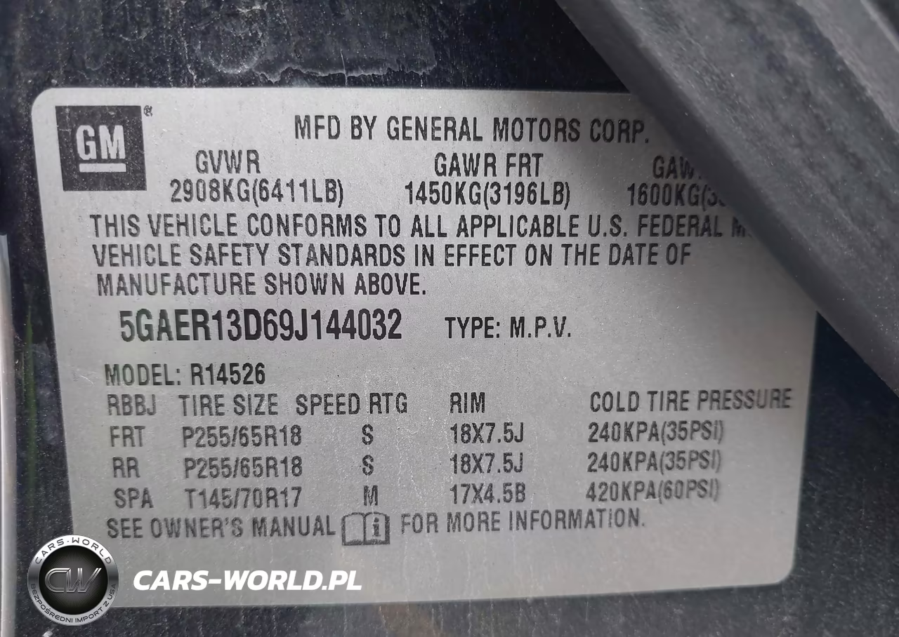 2009 Buick Enclave Cx VIN:5GAER13D69J144032 - 9