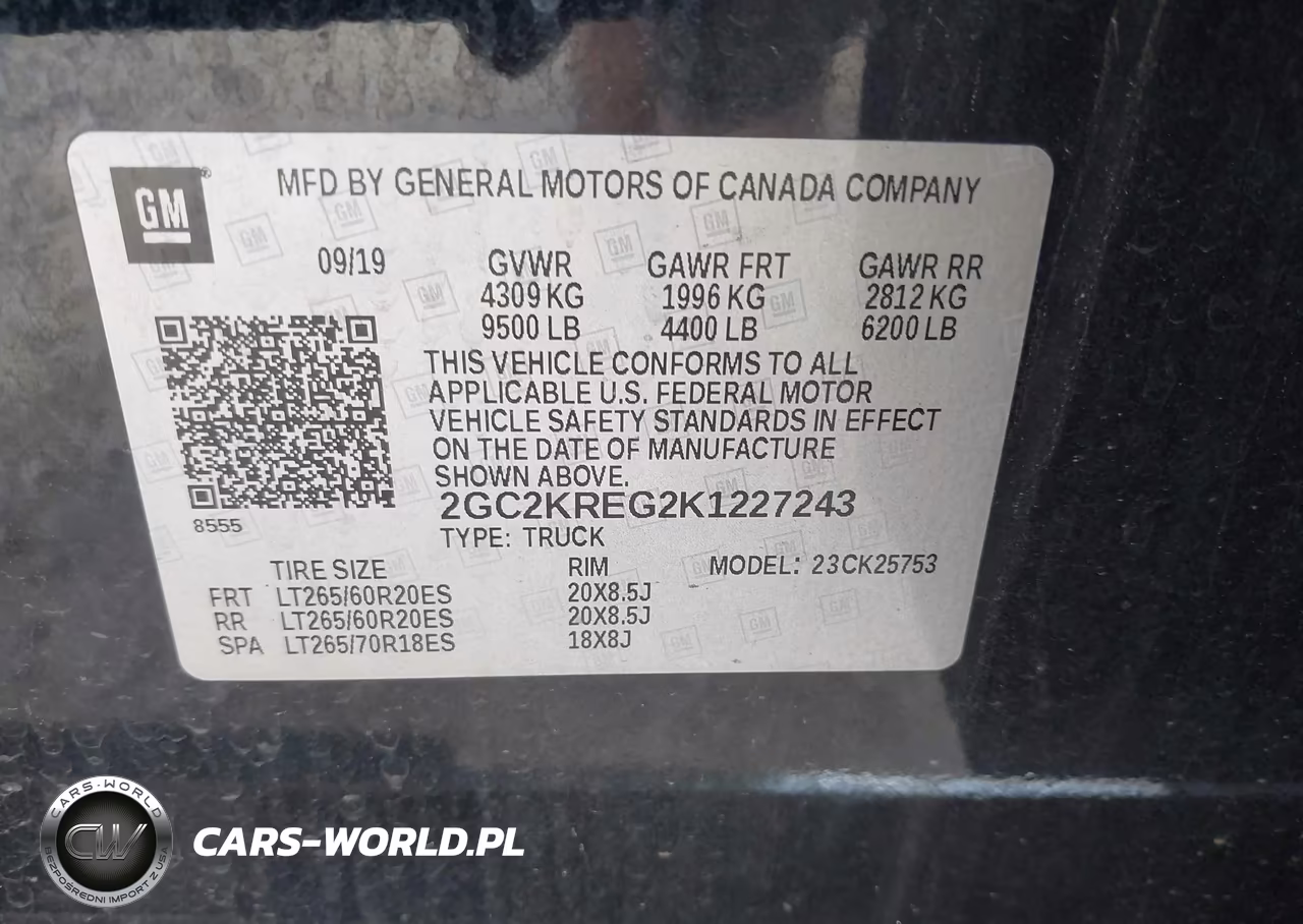 2019 Chevrolet Silverado 2500Hd Wt VIN:2GC2KREG2K1227243 - 9