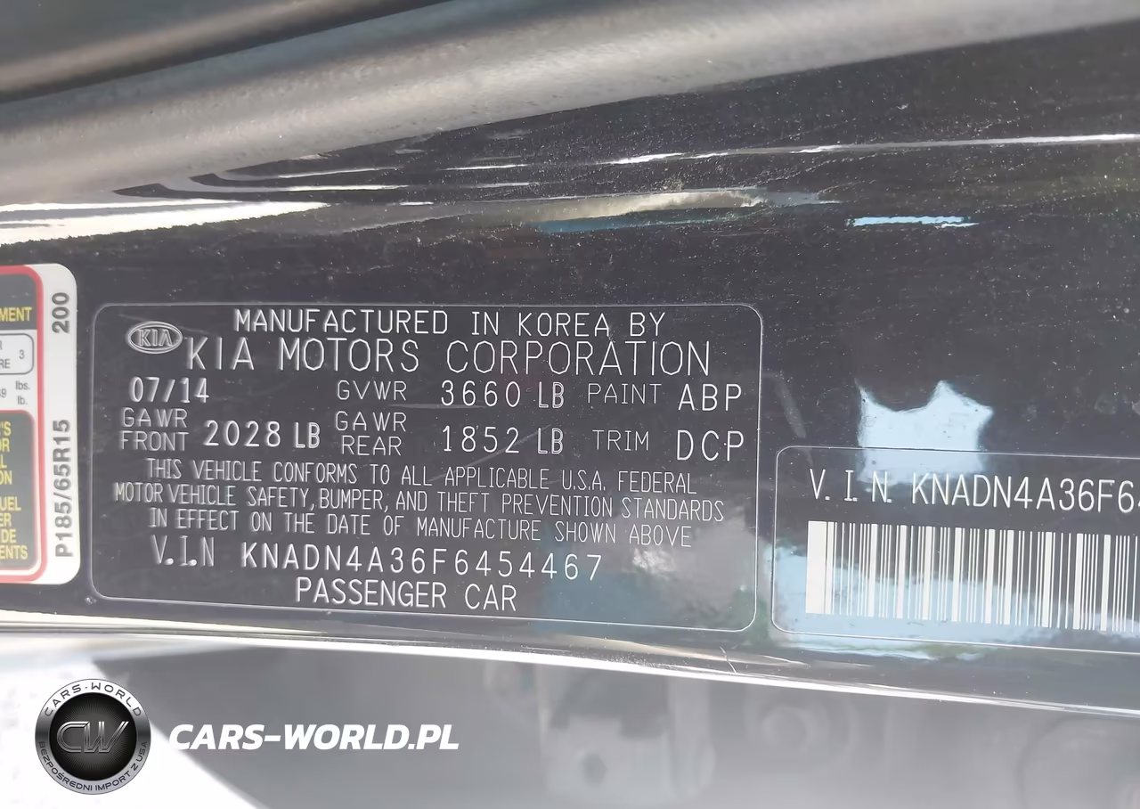 2015 Kia Rio Ex VIN:KNADN4A36F6454467 - 9