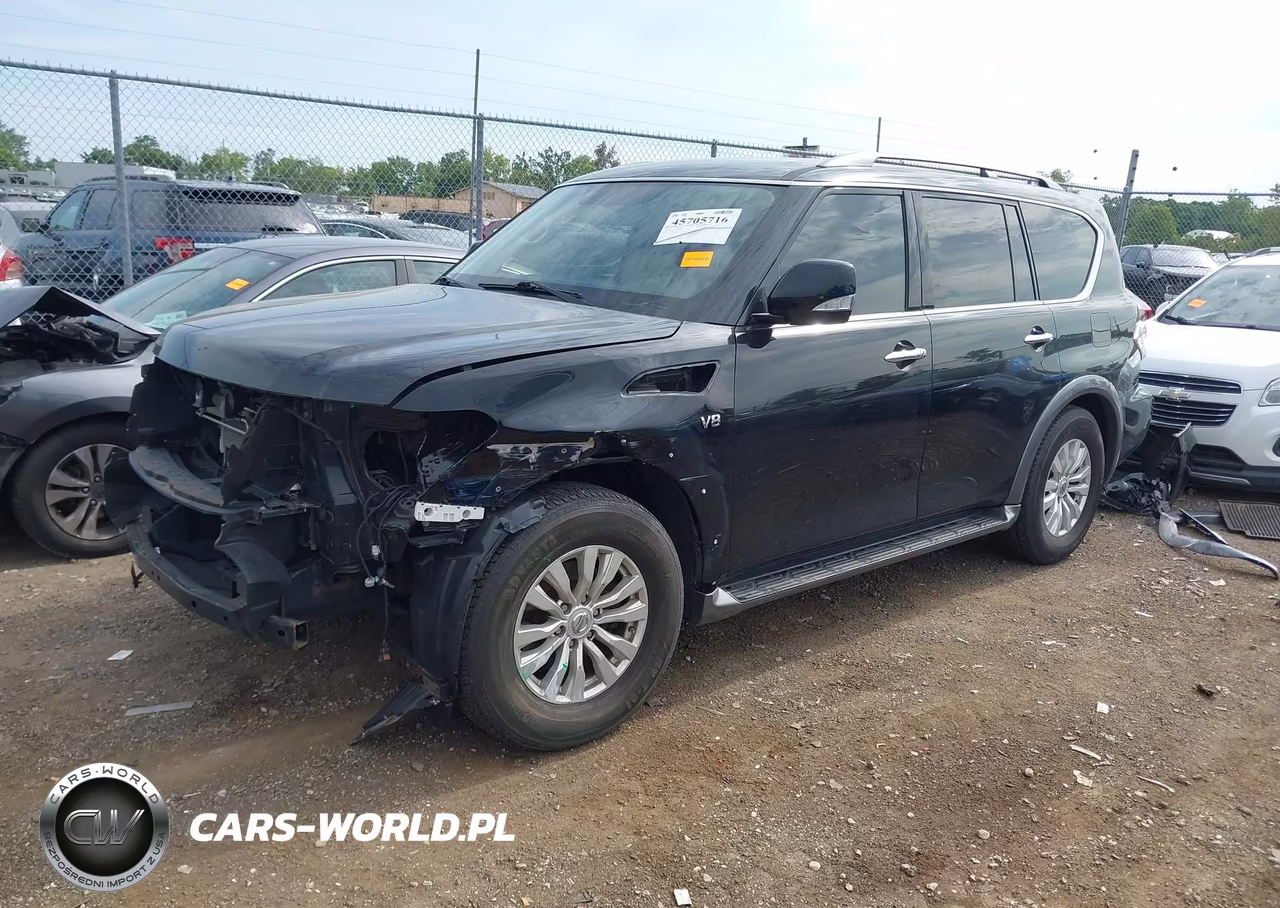 2018 Nissan Armada Sv VIN:JN8AY2NC4JX500204 - 2