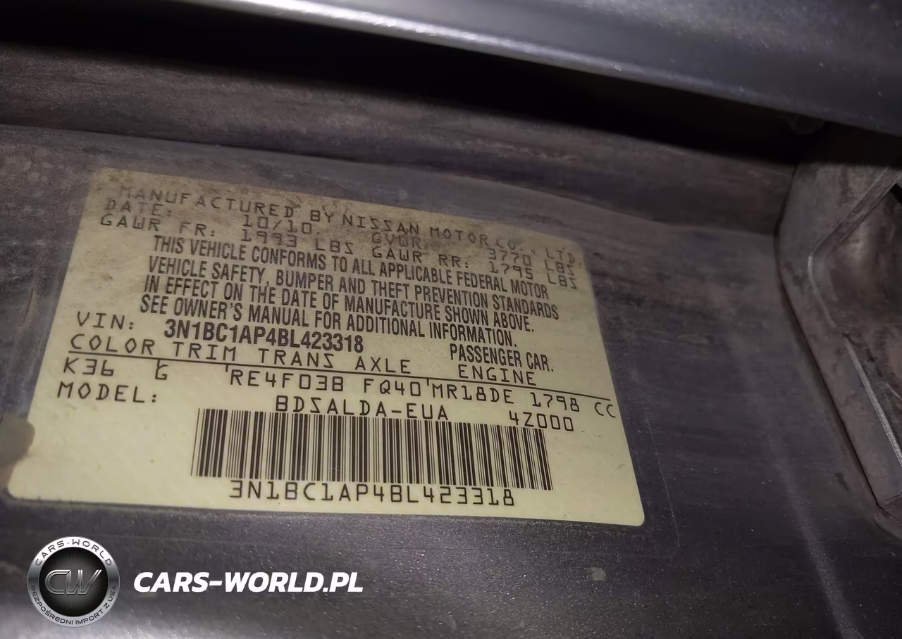 2011 Nissan Versa 1.8S VIN:3N1BC1AP4BL423318 - 9