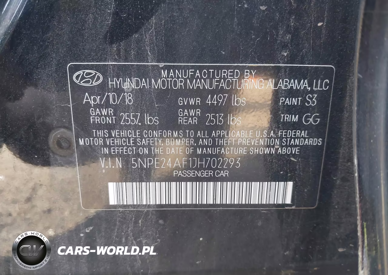 2018 Hyundai Sonata Se VIN:5NPE24AF1JH702293 - 9