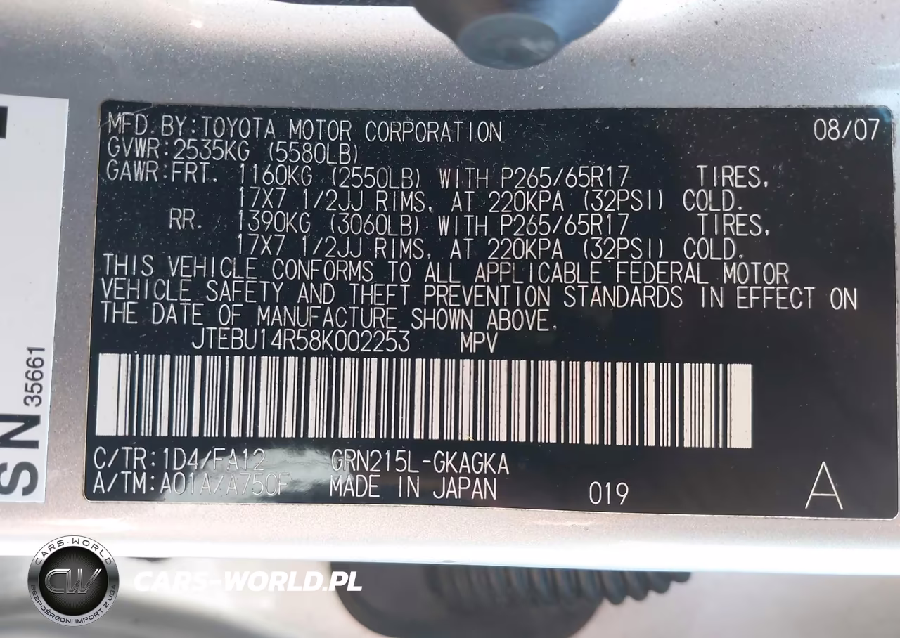 2008 Toyota 4Runner Sr5 V6 VIN:JTEBU14R58K002253 - 9