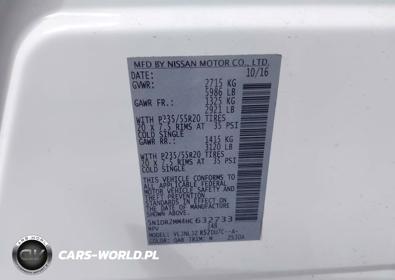 2017 Nissan Pathfinder Platinum VIN:5N1DR2MM4HC632733 - 9