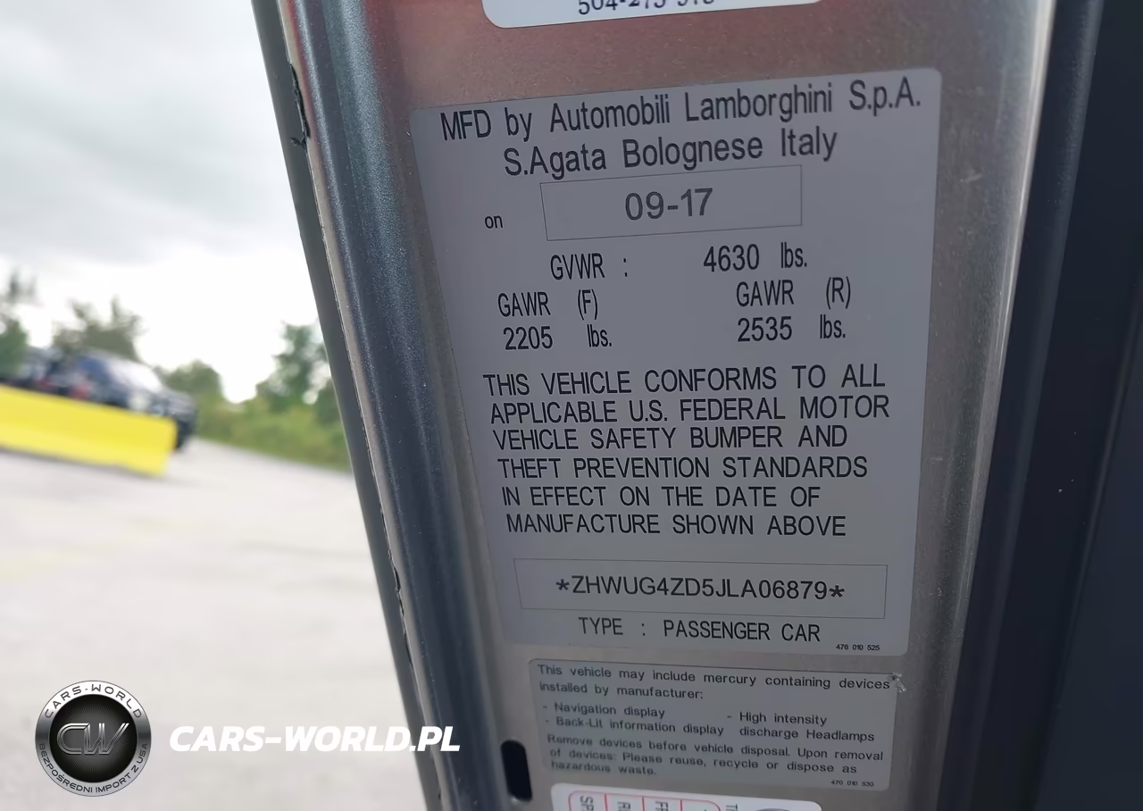 2018 Lamborghini Aventador S VIN:ZHWUG4ZD5JLA06879 - 9
