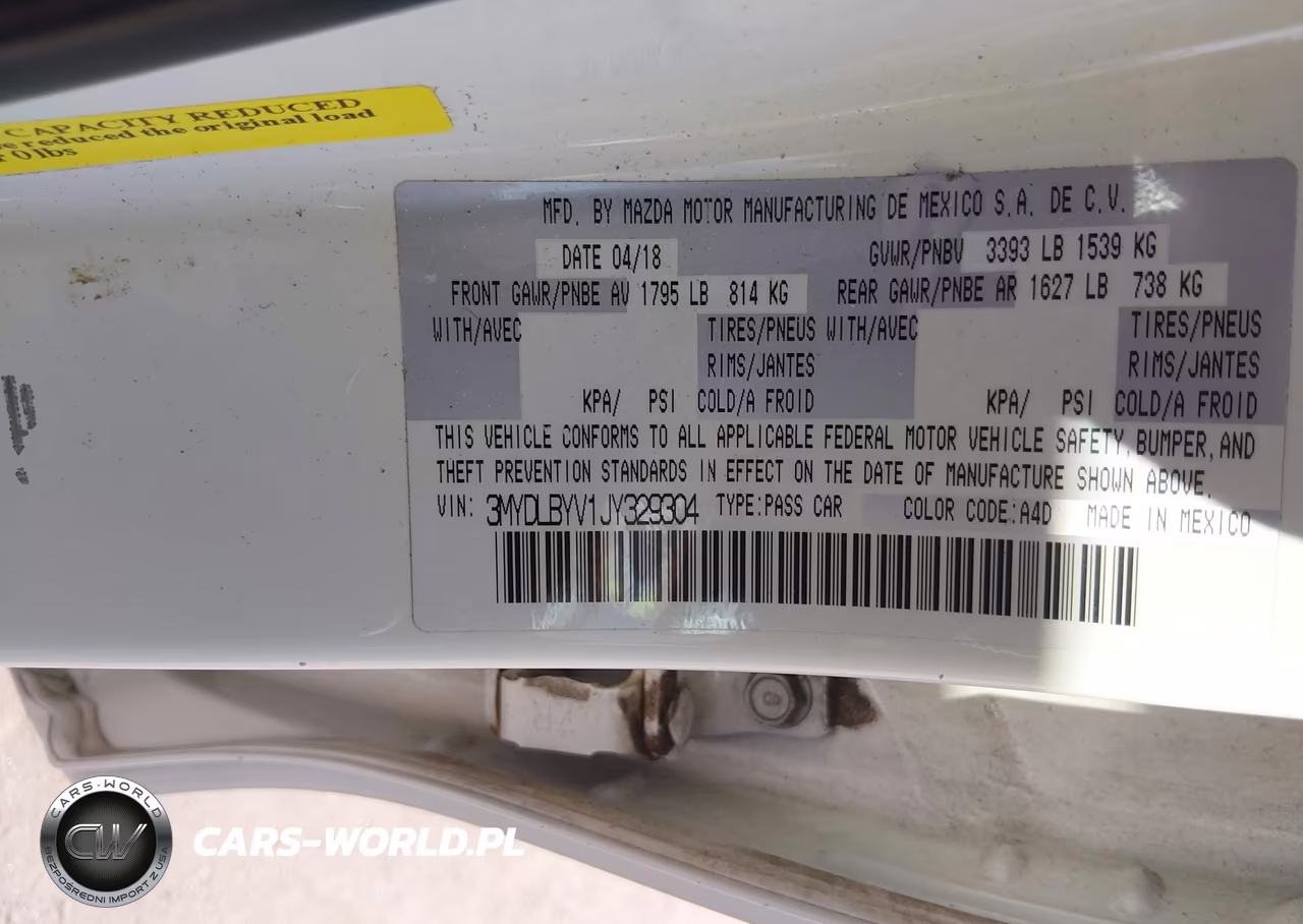 2018 Toyota Yaris Ia VIN:3MYDLBYV1JY329304 - 9