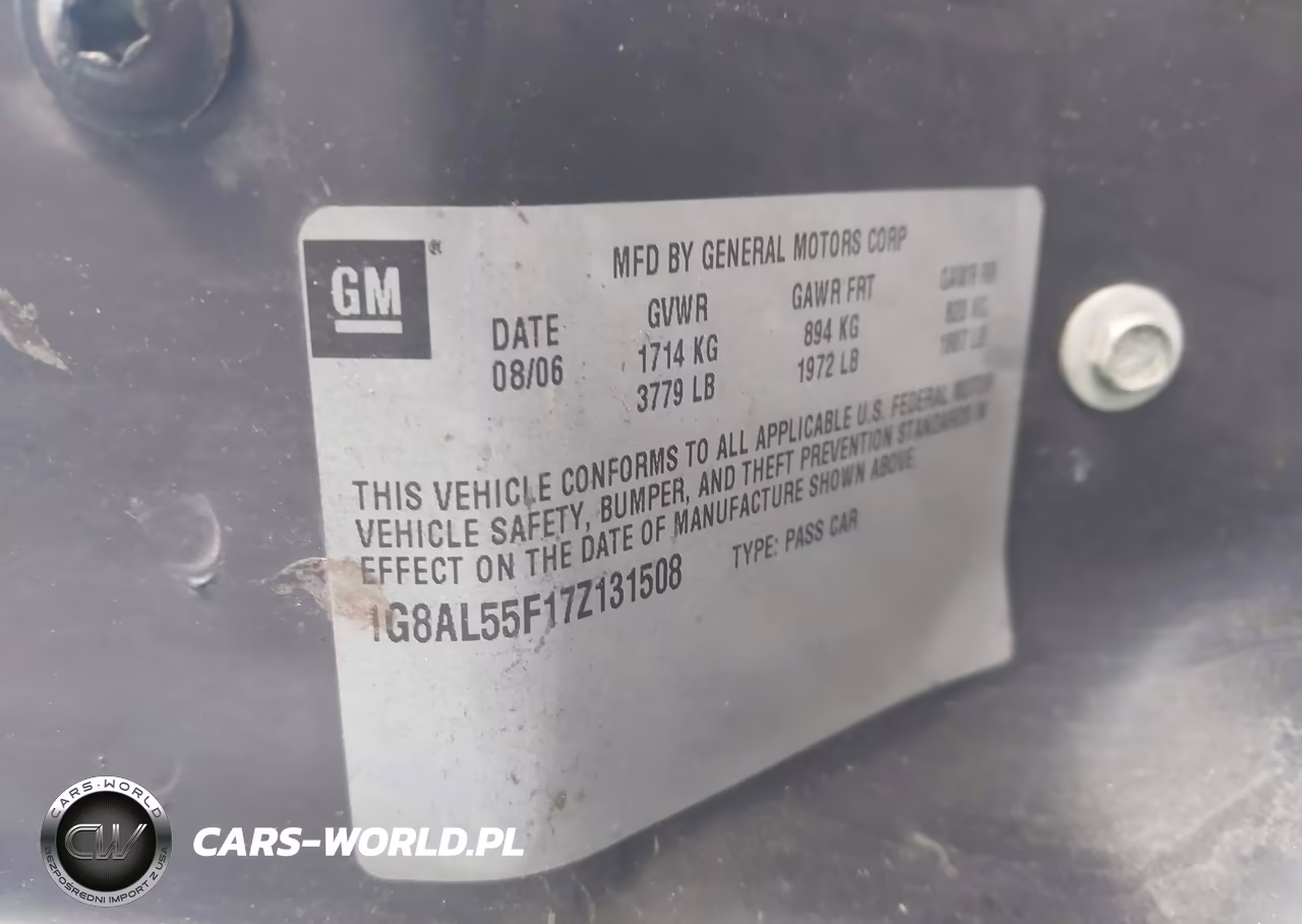 2007 Saturn Ion 3 VIN:1G8AL55F17Z131508 - 9