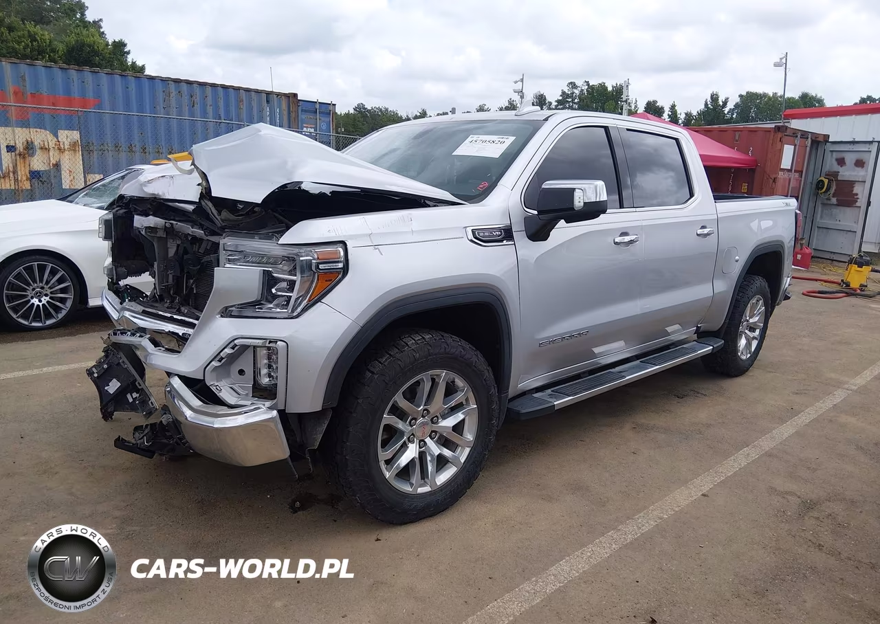 2020 GMC Sierra 1500 4Wd Short Box Slt VIN:3GTU9DED8LG330219 - 2