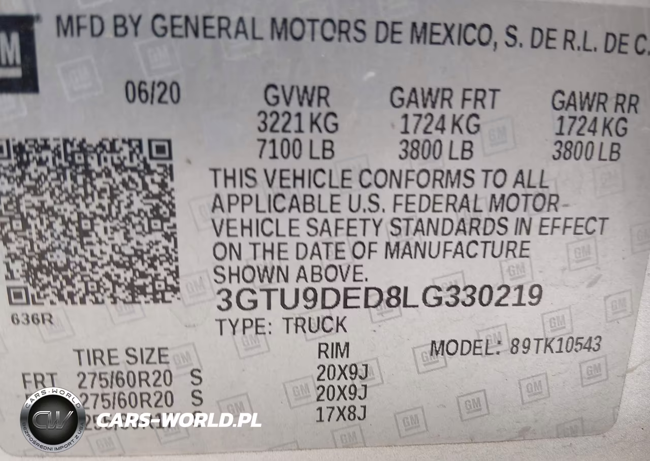 2020 GMC Sierra 1500 4Wd Short Box Slt VIN:3GTU9DED8LG330219 - 9