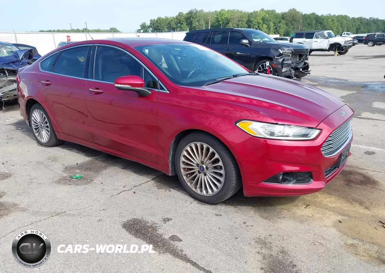 2016 Ford Fusion Titanium VIN:3FA6P0K93GR192306 - 1