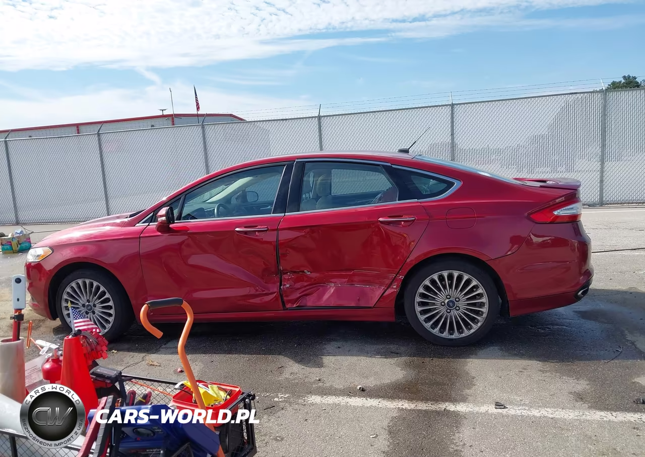 2016 Ford Fusion Titanium VIN:3FA6P0K93GR192306 - 14