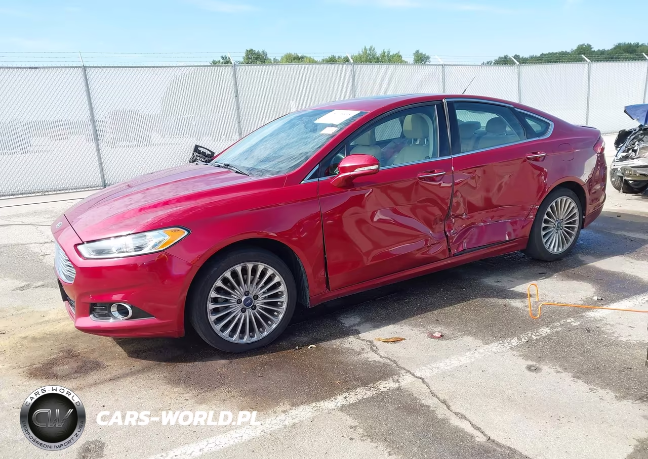 2016 Ford Fusion Titanium VIN:3FA6P0K93GR192306 - 2